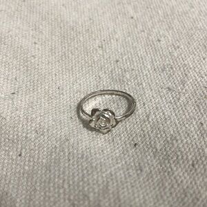 Sterling Silver Rose Ring